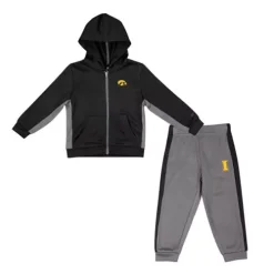 Colosseum Toddler Iowa Hawkeyes Crumpit Hoodie & Pant Set
