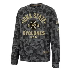 Colosseum Iowa State Cyclones Operation Hat Trick GI Joe Crew Neck Sweatshirt