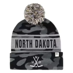 Colosseum North Dakota Fighting Hawks Operation Hat Trick Alpine Beanie