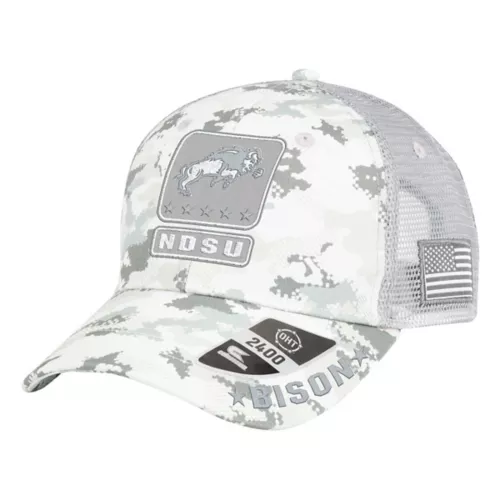 Colosseum North Dakota State Bison Operation Hat Trick American Hero Hat 1 Colosseum North Dakota State Bison Operation Hat Trick American Hero Hat
