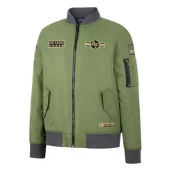Colosseum Air Force Falcons Operation Hat Trick Slip Bomber Jacket
