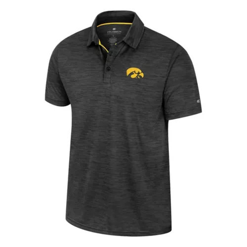 Colosseum Iowa Hawkeyes Positraction Polo 1 Colosseum Iowa Hawkeyes Positraction Polo