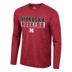 Colosseum Nebraska Cornhuskers Positraction Long Sleeve Shirt