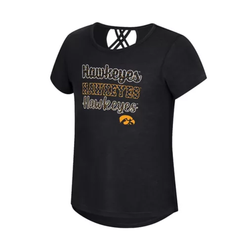 Colosseum Girls' Iowa Hawkeyes Katie Strappy T-Shirt 1 Colosseum Girls' Iowa Hawkeyes Katie Strappy T-Shirt