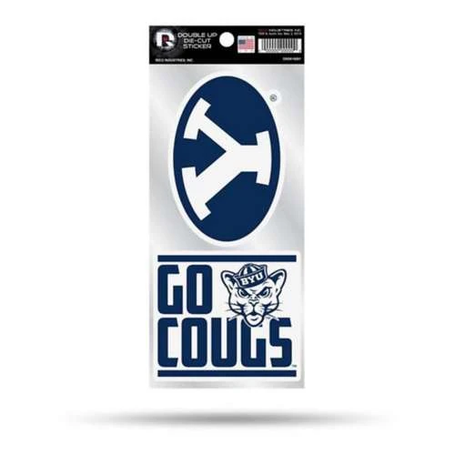 Rico Industries Rico BYU Cougars Double Up Decals 1 Rico Industries Rico BYU Cougars Double Up Decals