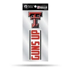 Rico Industries Rico Texas Tech Red Raiders Double Up Decals