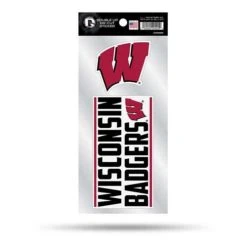 Rico Industries Rico Wisconsin Badgers Double Up Decals