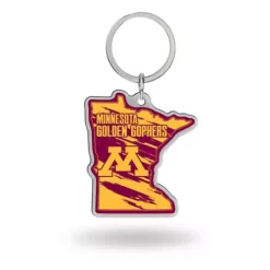 Rico Industries Rico Minnesota Golden Gophers Home State Leather Key Chain