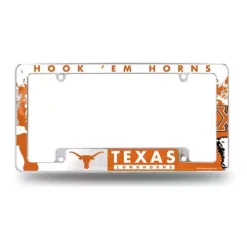 Rico Industries Texas Longhorns All Over License Plate Frame