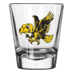 Logo Brands Iowa Hawkeyes 2oz. Retro Gameday Shot Glass