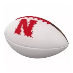 Logo Brands Nebraska Cornhuskers Autograph Football
