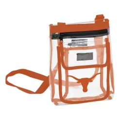 Logo Brands Texas Longhorns Crossbody Stadium Clear Bag
