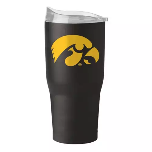 Logo Brands Iowa Hawkeyes 30oz. Matte Tumbler 1 Logo Brands Iowa Hawkeyes 30oz. Matte Tumbler