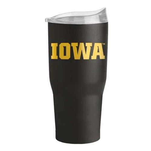 Logo Brands Iowa Hawkeyes 30oz. Matte Tumbler 2 Logo Brands Iowa Hawkeyes 30oz. Matte Tumbler - Image 2