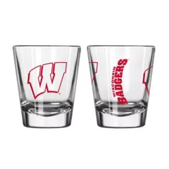 Logo Brands Wisconsin Badgers Gameday Shot Glass