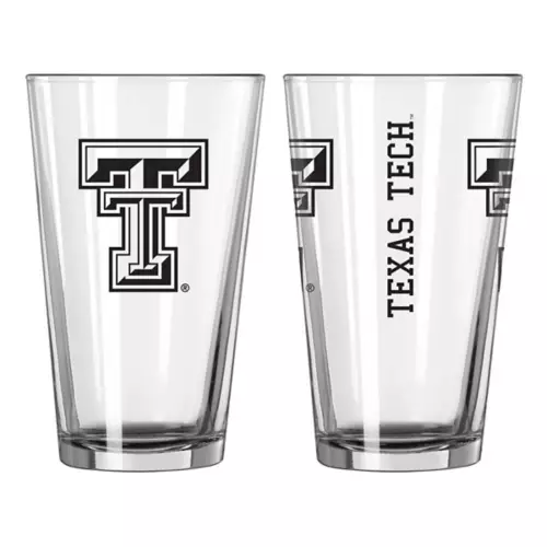 Logo Brands Texas Tech Red Raiders 16oz. Gameday Glass 1 Logo Brands Texas Tech Red Raiders 16oz. Gameday Glass