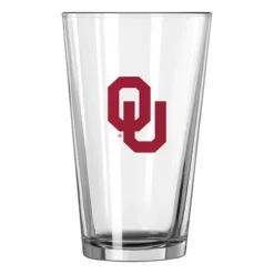 Logo Brands Oklahoma Sooners 16oz Gameday Pint Glass