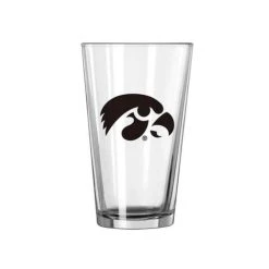 Logo Brands Iowa Hawkeyes Gameday 16oz Glass