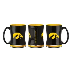 Logo Brands Iowa Hawkeyes 14oz. Relief Scultped Mug