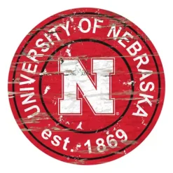 Fan Creations Nebraska Cornhuskers Heritage Circle Sign