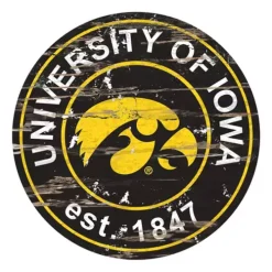 Fan Creations Iowa Hawkeyes Heritage Circle Sign