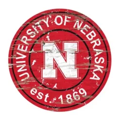 Fan Creations Nebraska Cornhuskers Circle Sign