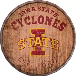 Fan Creations Iowa State Cyclones Wine Barrel Sign