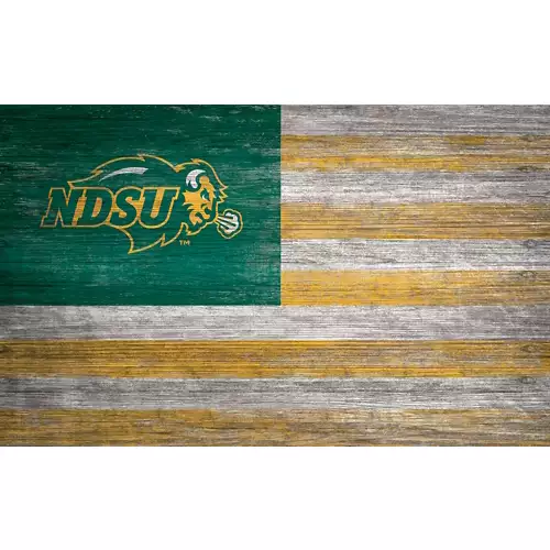 Fan Creations North Dakota State Bison Distressed Flag Sign 1 Fan Creations North Dakota State Bison Distressed Flag Sign