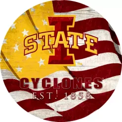 Fan Creations Iowa State Cyclones Circle America Sign