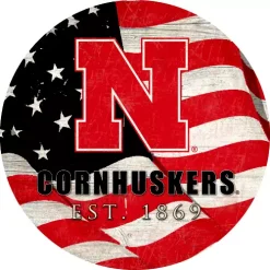 Fan Creations Nebraska Cornhuskers Circle America Sign