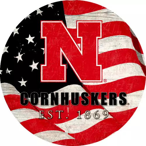 Fan Creations Nebraska Cornhuskers Circle America Sign 1 Fan Creations Nebraska Cornhuskers Circle America Sign