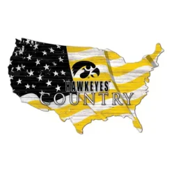 Fan Creations Iowa Hawkeyes 18" Country Flag