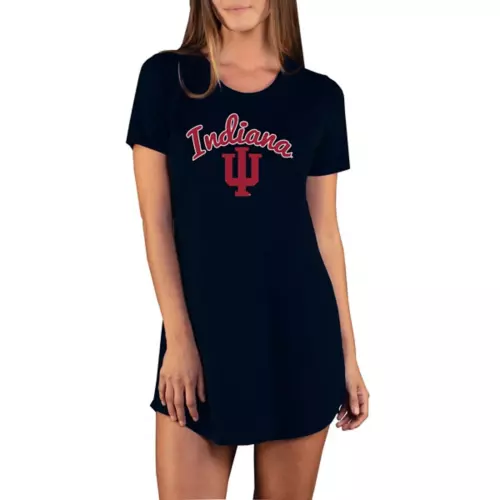 Concepts Sport Women's Indiana Hoosiers Marathon Nightshirt 1 Concepts Sport Women's Indiana Hoosiers Marathon Nightshirt