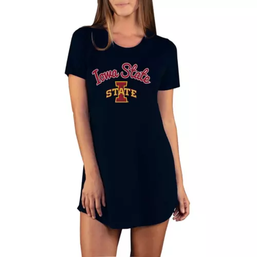Concepts Sport Women's Iowa State Cyclones Marathon Nightshirt 1 Concepts Sport Women's Iowa State Cyclones Marathon Nightshirt