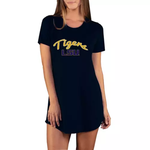 Concepts Sport Women's LSU Tigers Marathon Nightshirt 1 Concepts Sport Women's LSU Tigers Marathon Nightshirt