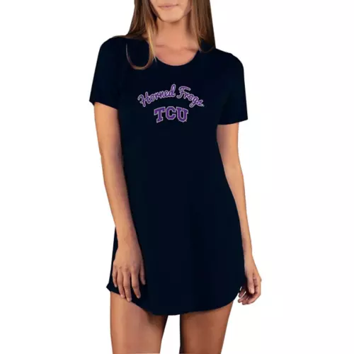 Concepts Sport Women's TCU Horned Frogs Marathon Nightshirt 1 Concepts Sport Women's TCU Horned Frogs Marathon Nightshirt