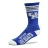For Bare Feet Kentucky Wildcats 4 Stripe Deuce Crew Socks